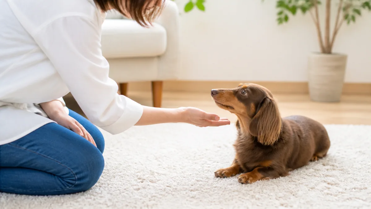 初対面の犬を撫でるときの正しい手順の解説画像