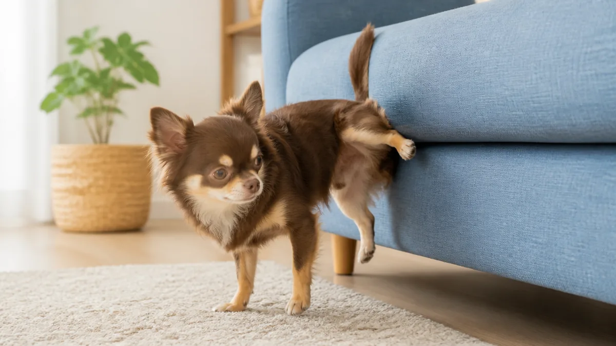 室内でマーキングを繰り返す犬が抱えている問題とはの解説画像