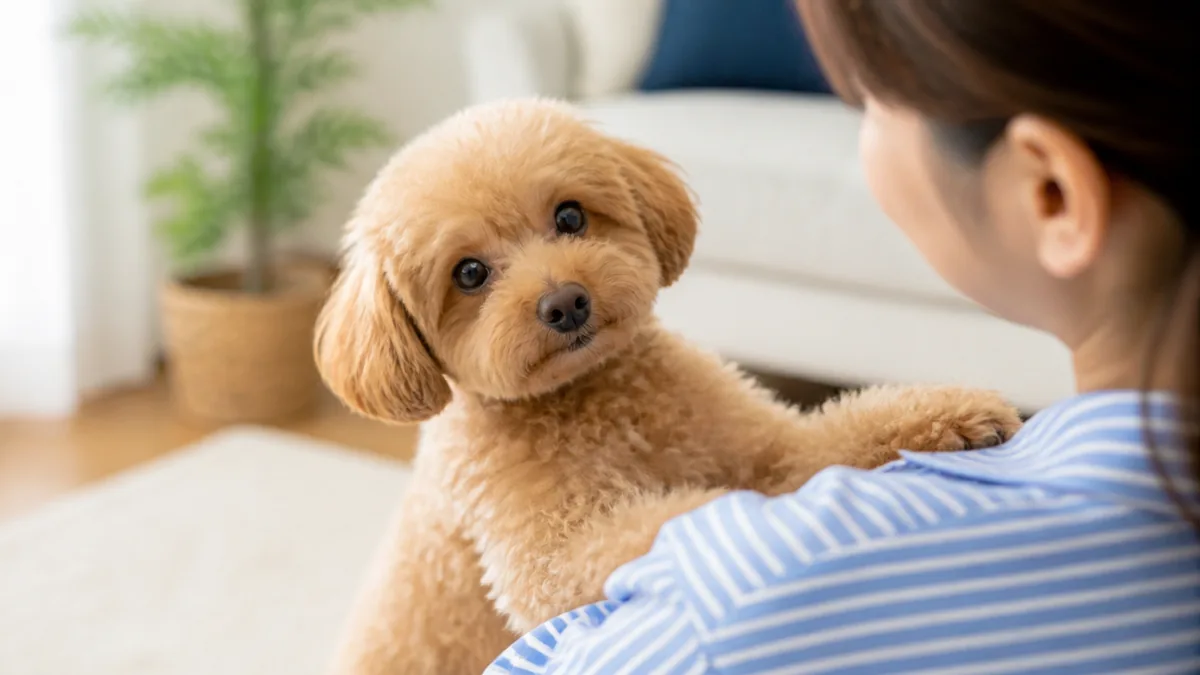 犬が「抱っこして」とせがむ5つの理由｜甘え？それとも要求？の解説画像