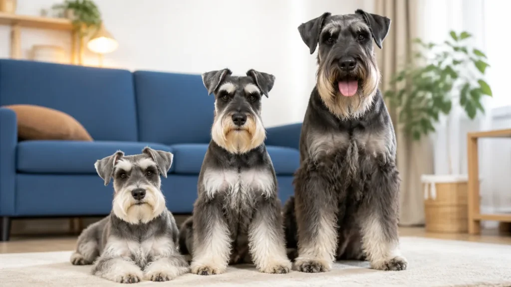 シュナウザー犬種は3タイプ｜性格・サイズ・飼いやすさの違いを徹底比較のアイキャッチ画像
