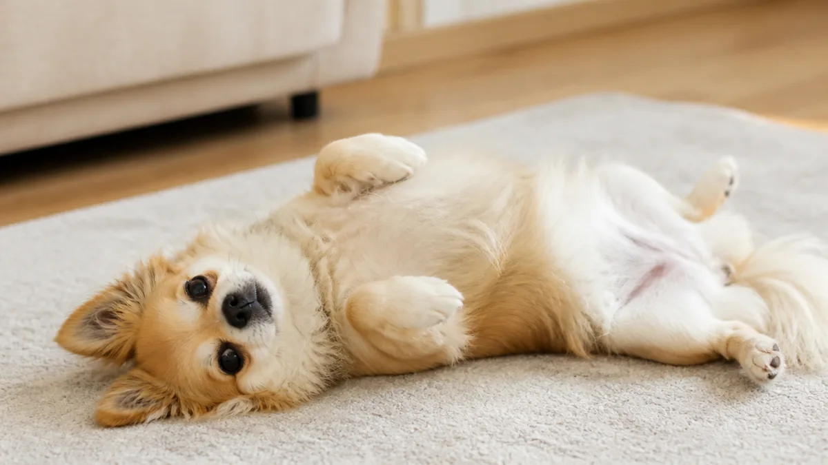 へそ天で寝る犬の心理｜お腹を見せる5つの理由の解説画像