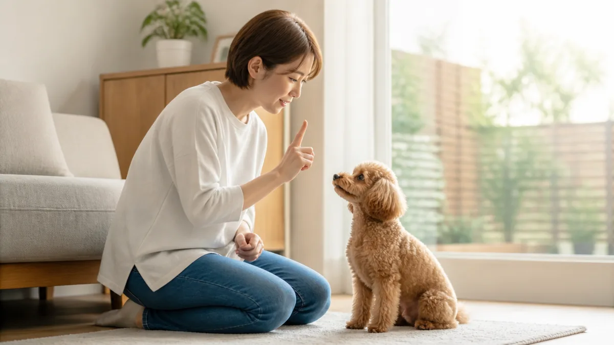 ドッグトレーニングの始め方と基本の教え方｜プロと自宅どちらを選ぶべきか徹底解説のアイキャッチ画像