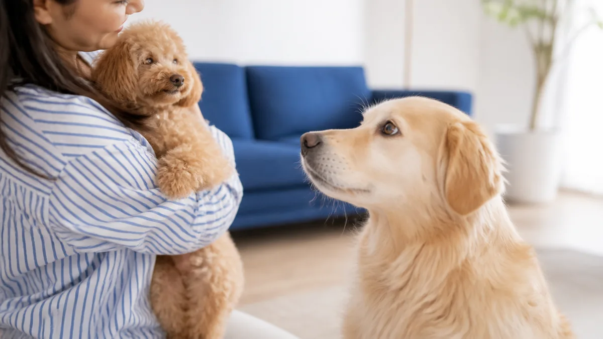 犬は本当に嫉妬するの?科学が証明した「やきもち」の正体の解説画像