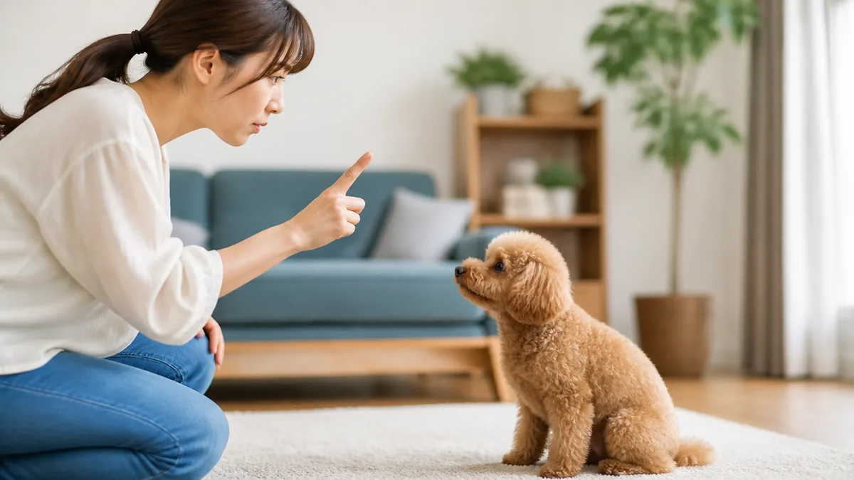 犬の叱り方は「低く・短く・その瞬間に」が鉄則｜逆効果になるNG行動7つも解説のアイキャッチ画像
