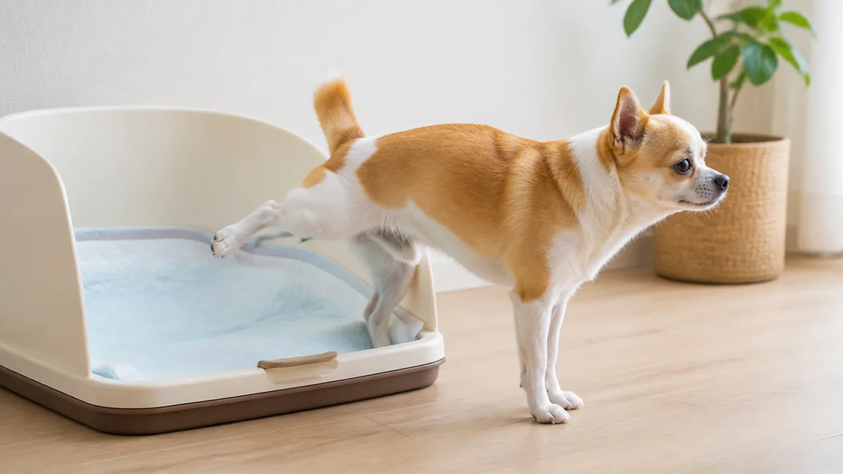 足を上げて排泄する犬にはどう対処する？の解説画像