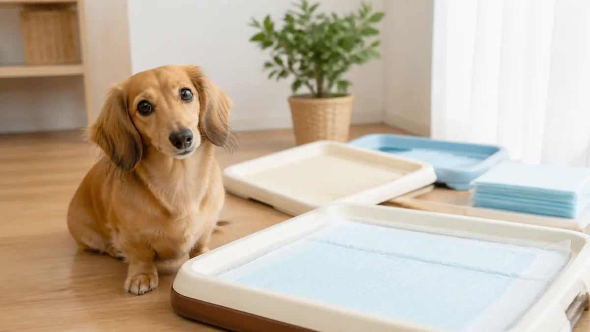 犬のトイレはみ出す対策に使えるトレー・グッズの選び方の解説画像