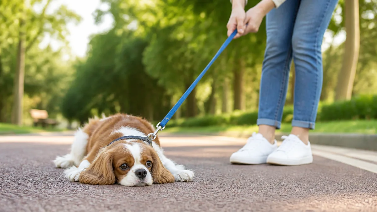 散歩で歩かない犬には「8つの原因」がある|まず理由を見極めようの解説画像