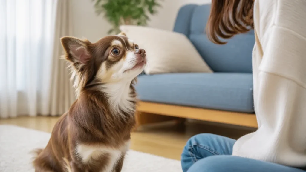 犬がずっと見てくる理由は8つ｜じっと見つめる心理と正しい対応も徹底解説のアイキャッチ画像