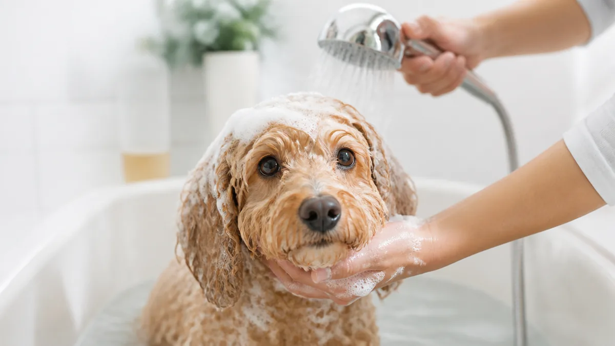 犬のお風呂は温度が9割｜適温は35〜38度・季節と年齢で変える正解を解説のアイキャッチ画像