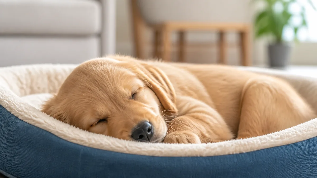 子犬の寝る時間は1日18時間以上が目安｜月齢別にどう変わる？の解説画像