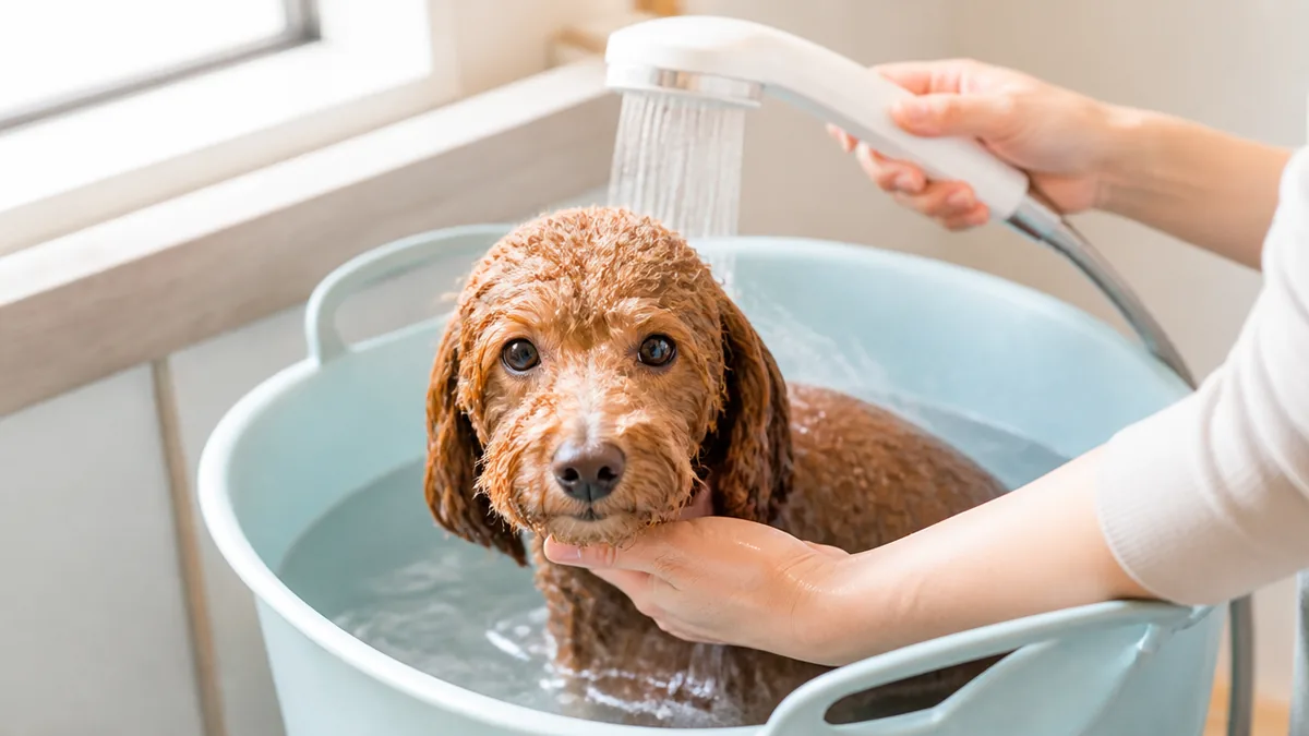 犬のお風呂の温度は何度が正解？体温を基準にした適温の決め方の解説画像