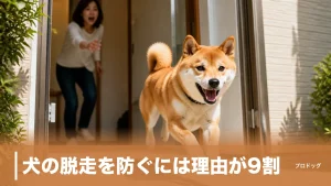 犬の脱走を防ぐには理由が9割｜逃げる4つの原因と捜索・対策の全手順のアイキャッチ画像