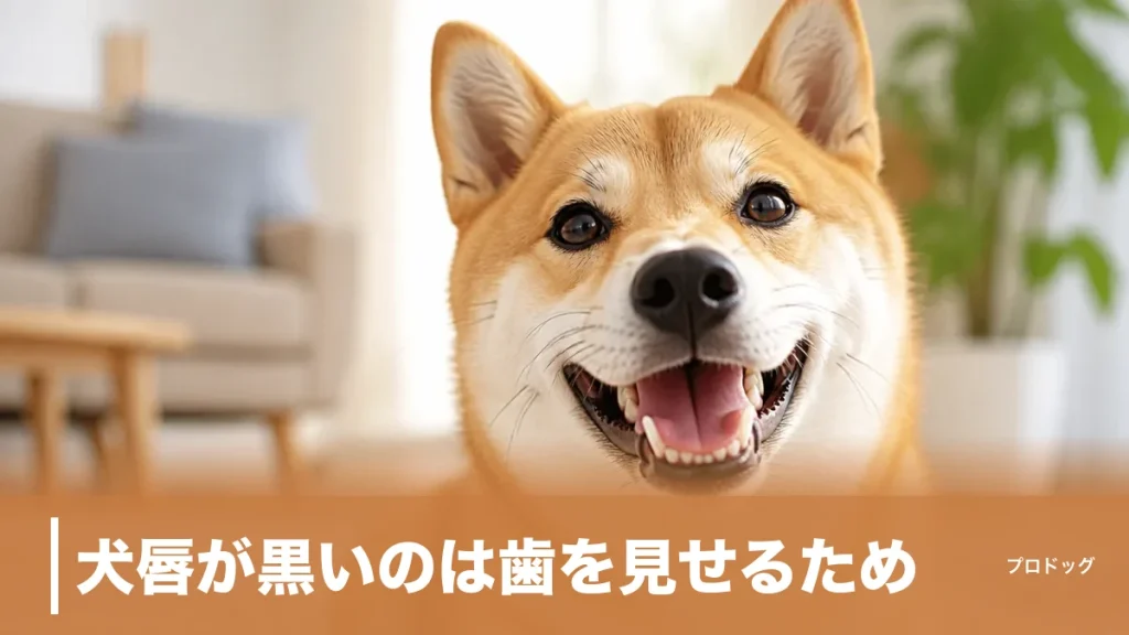 犬唇が黒いのは歯を見せるため｜色の種類・3つの理由・口元でわかる気持ちまで解説のアイキャッチ画像