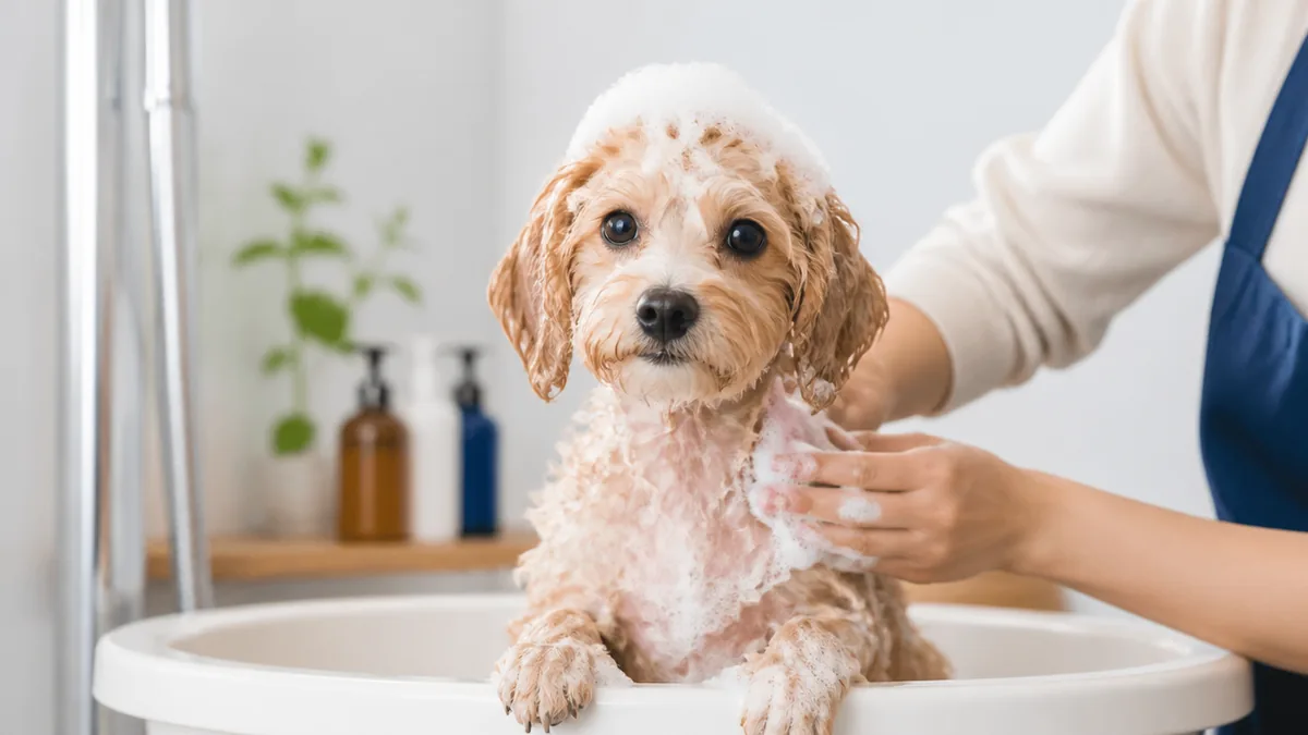 犬のお風呂は月何回が正解?頻度と洗いすぎが招くトラブルの解説画像
