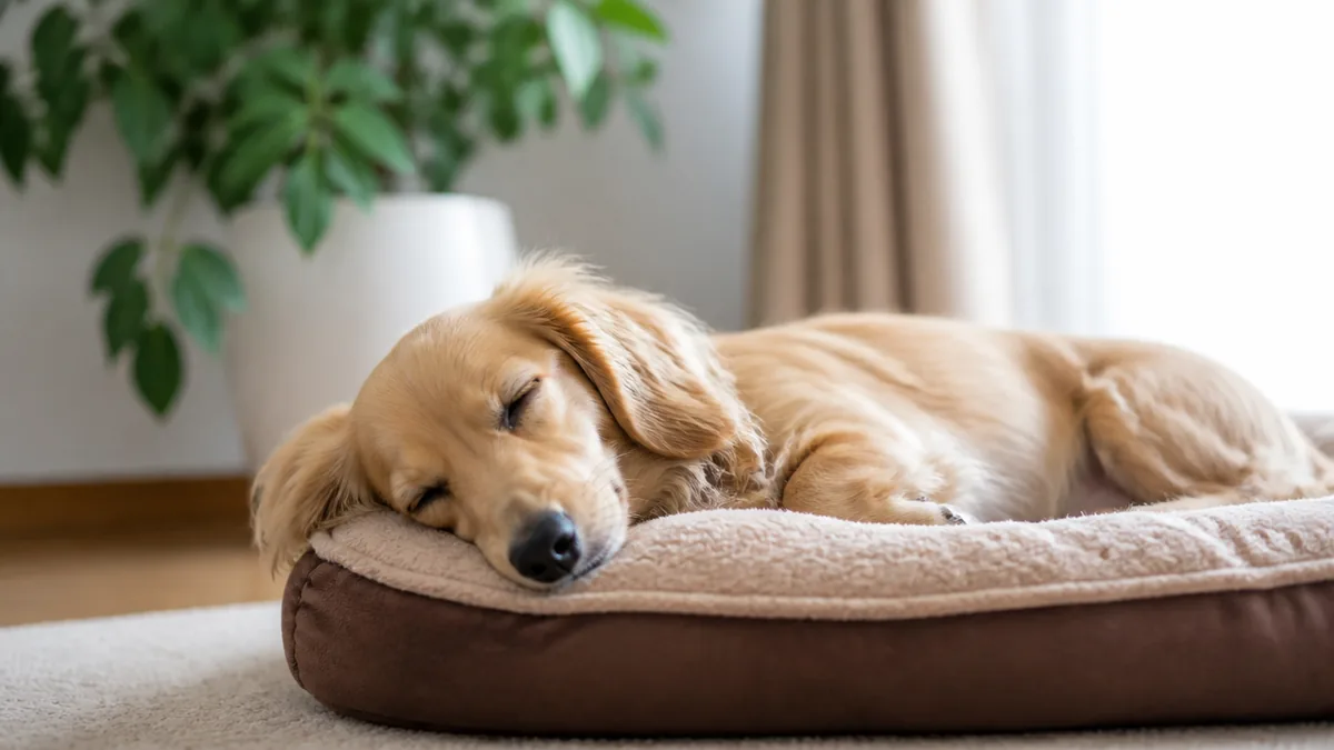 犬の寝方には意味がある|寝相が心理と体調を映す理由の解説画像