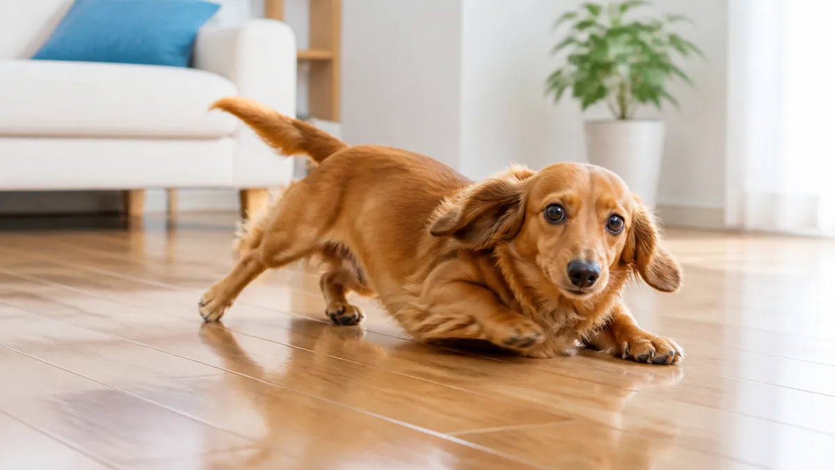 犬がフローリングで滑るのを放置できない3つの理由の解説画像