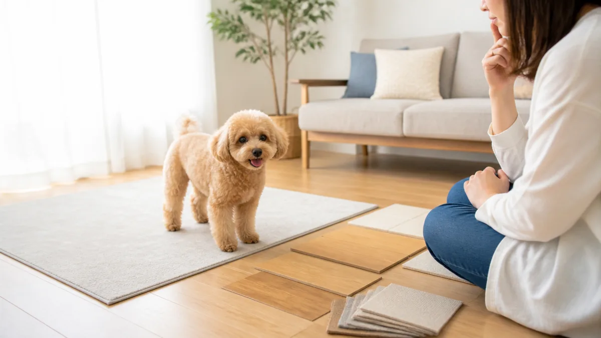 犬と住まいで変わる！床対策の選び方と費用の目安の解説画像