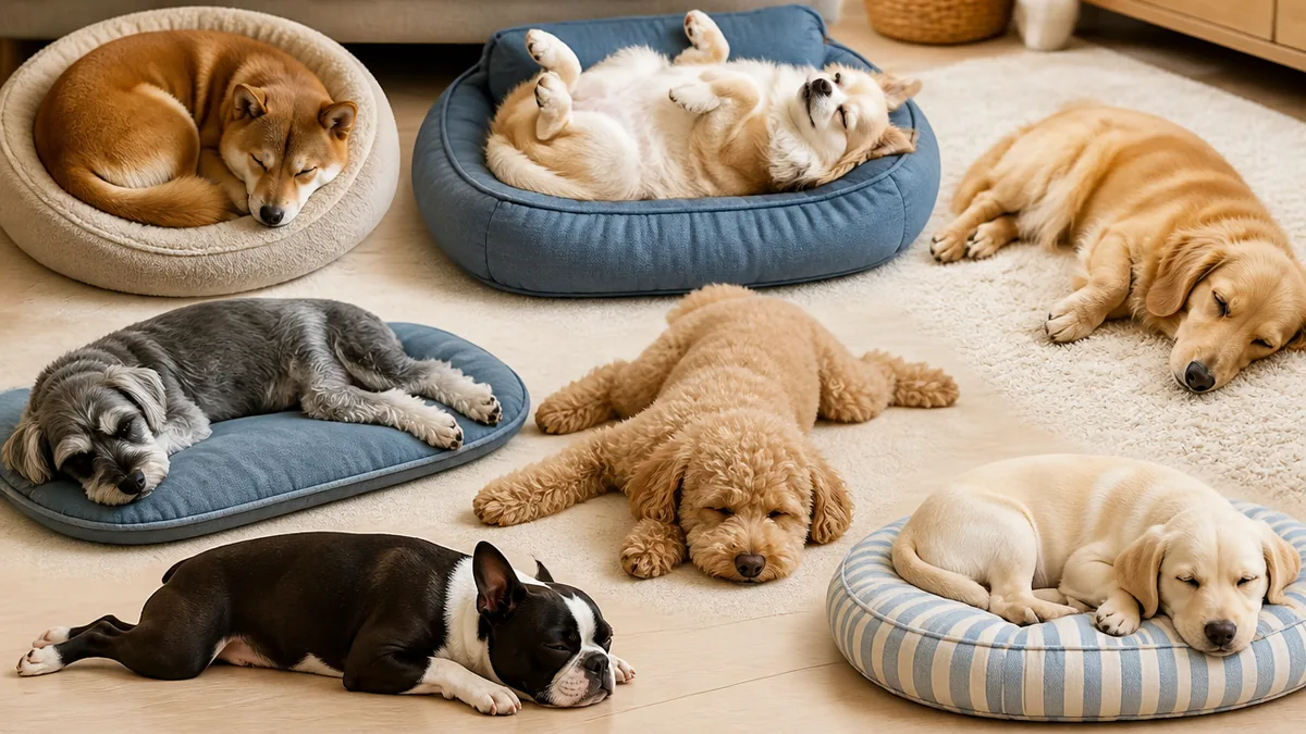 犬の寝方には7つの型がある｜まずは基本パターンを知ろうの解説画像