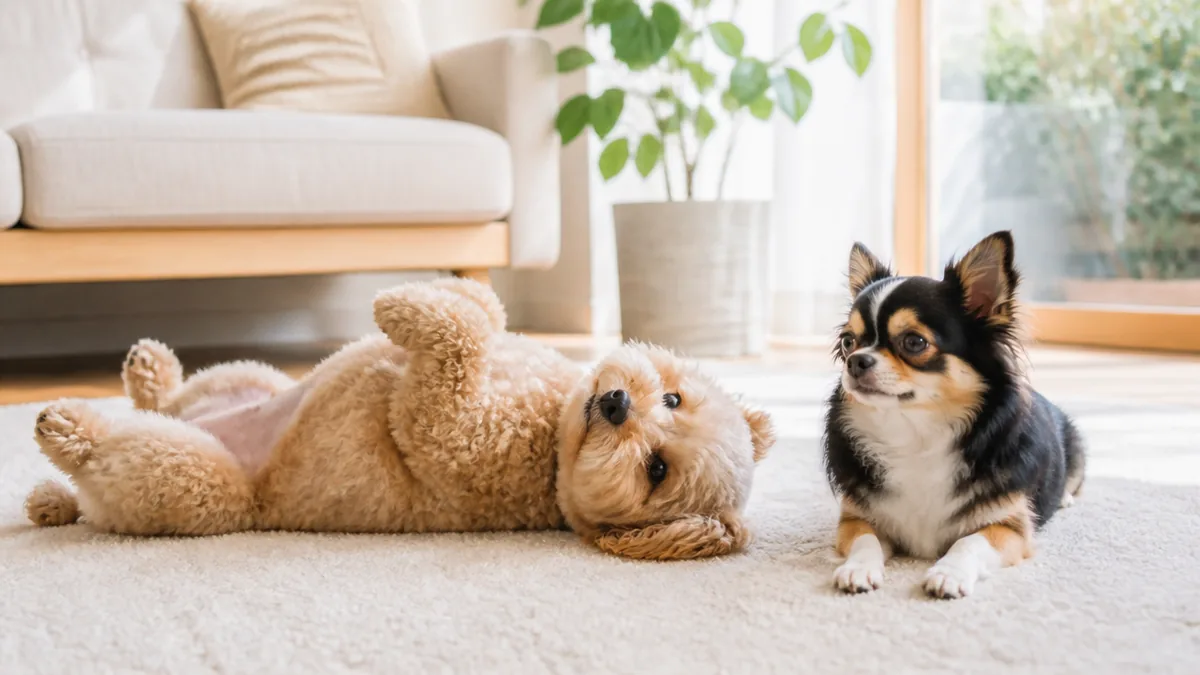 犬が仰向けで寝る犬としない犬、その違いはどこにある?の解説画像