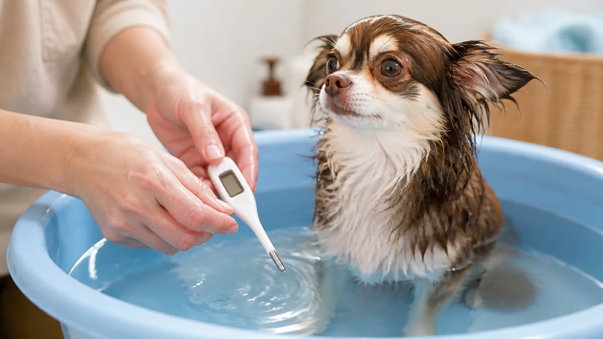 犬のお風呂の温度は35〜38度が基本|まず押さえたい適温の解説画像