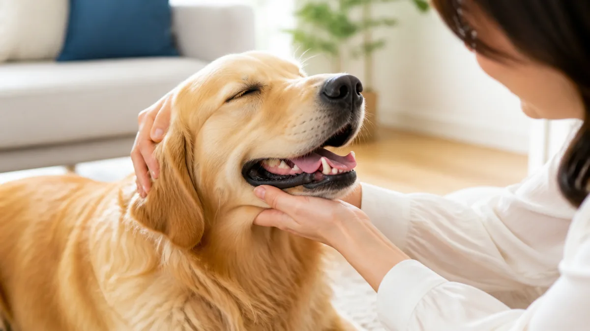 犬が撫でられて嬉しい所は「自分で舐められない場所」だった｜3つの理由の解説画像