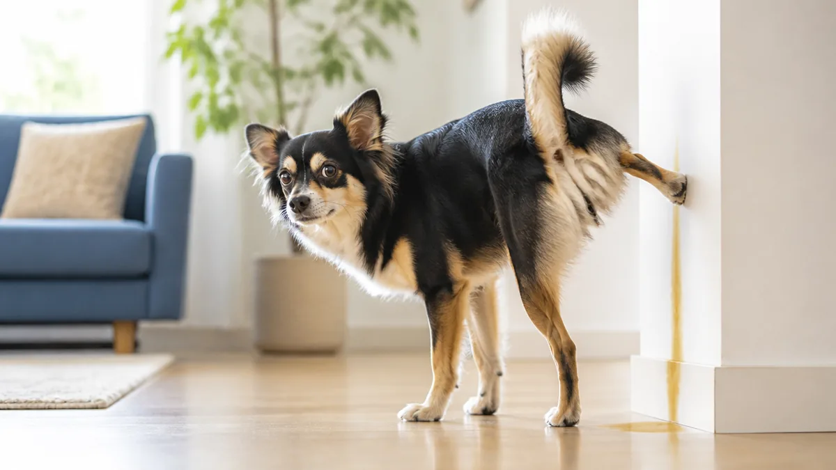 マーキングとは?ただのおしっこと何が違うのかの解説画像