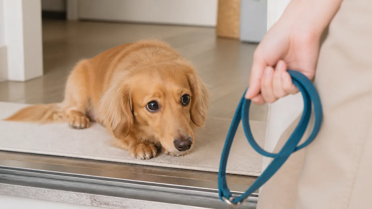 散歩嫌がる犬が見せる「行きたくない」サインを見逃さないの解説画像