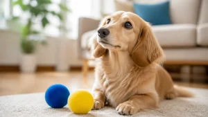 犬に見える色は青と黄の2色だけ｜赤が見えにくい本当の理由と目の仕組みを解説のアイキャッチ画像