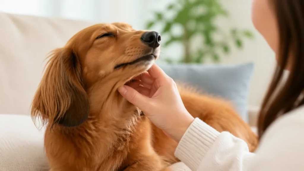 犬が撫でられて嬉しいところは6か所｜とろけるサインとNGな触り方も解説のアイキャッチ画像