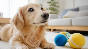 犬の色覚は青と黄の2色だけ｜赤が見えない理由と目の仕組みをわかりやすく解説のアイキャッチ画像