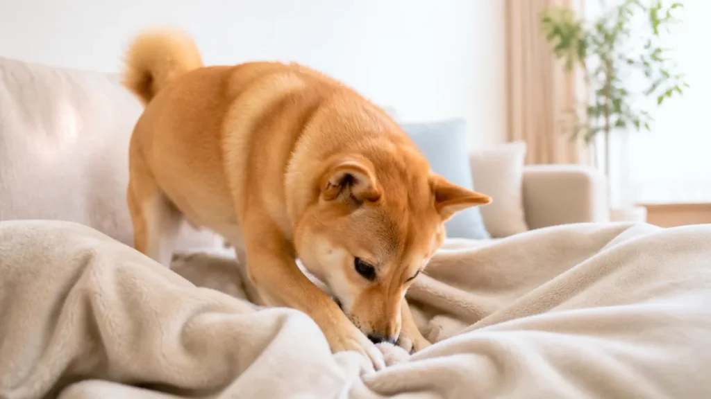犬ほりほりの理由は6つ｜布団・ソファ・人を掘る心理とやめさせ方も解説のアイキャッチ画像