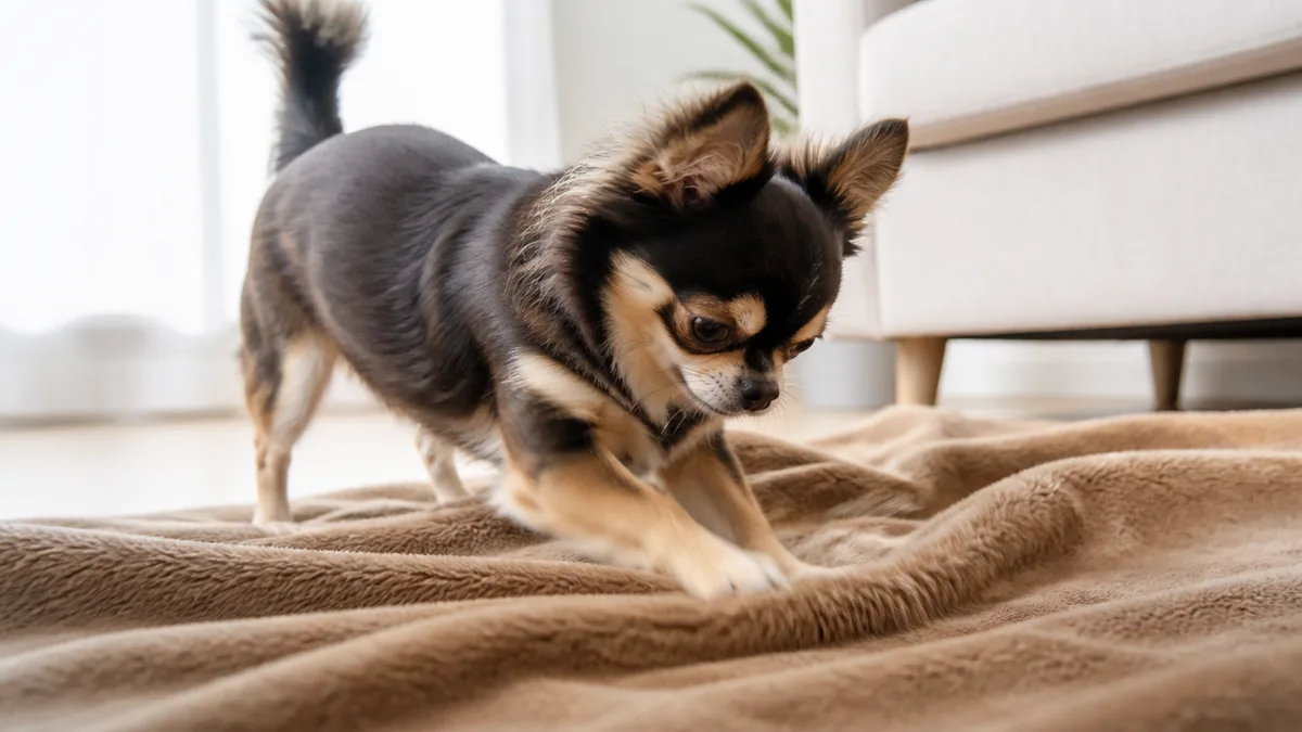 犬ほりほりって何？前足でガリガリ掘るしぐさの正体の解説画像
