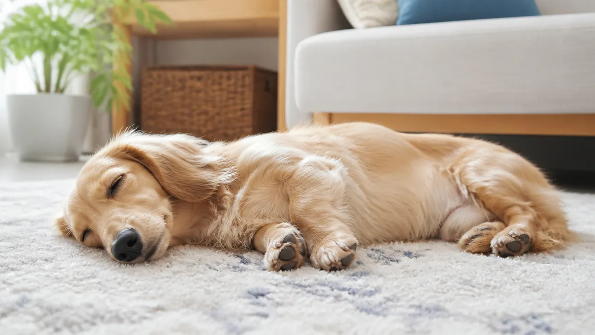 犬が横向きで寝るのは安心のサイン｜まず知っておきたいことの解説画像