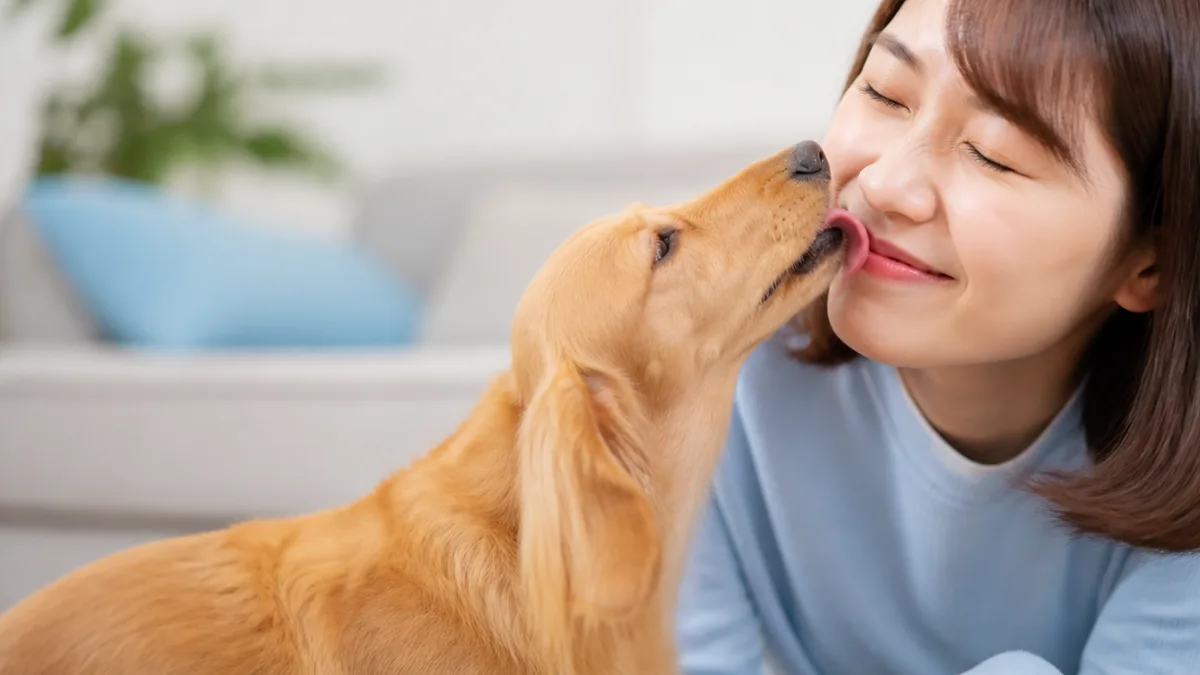 犬が飼い主の顔を舐める理由は大きく6つに分けられるの解説画像