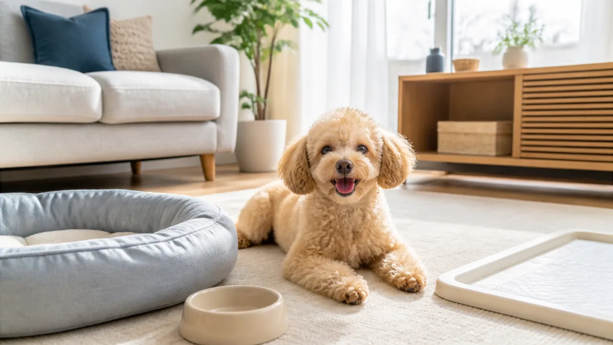 狭いリビングで犬を飼うのは無理？結論、6畳あれば十分暮らせますの解説画像