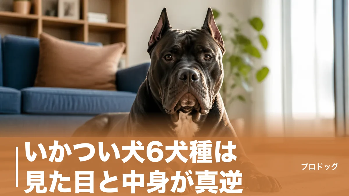 いかつい犬6犬種は見た目と中身が真逆｜JKC標準でわかる性格と飼う前の現実のアイキャッチ画像