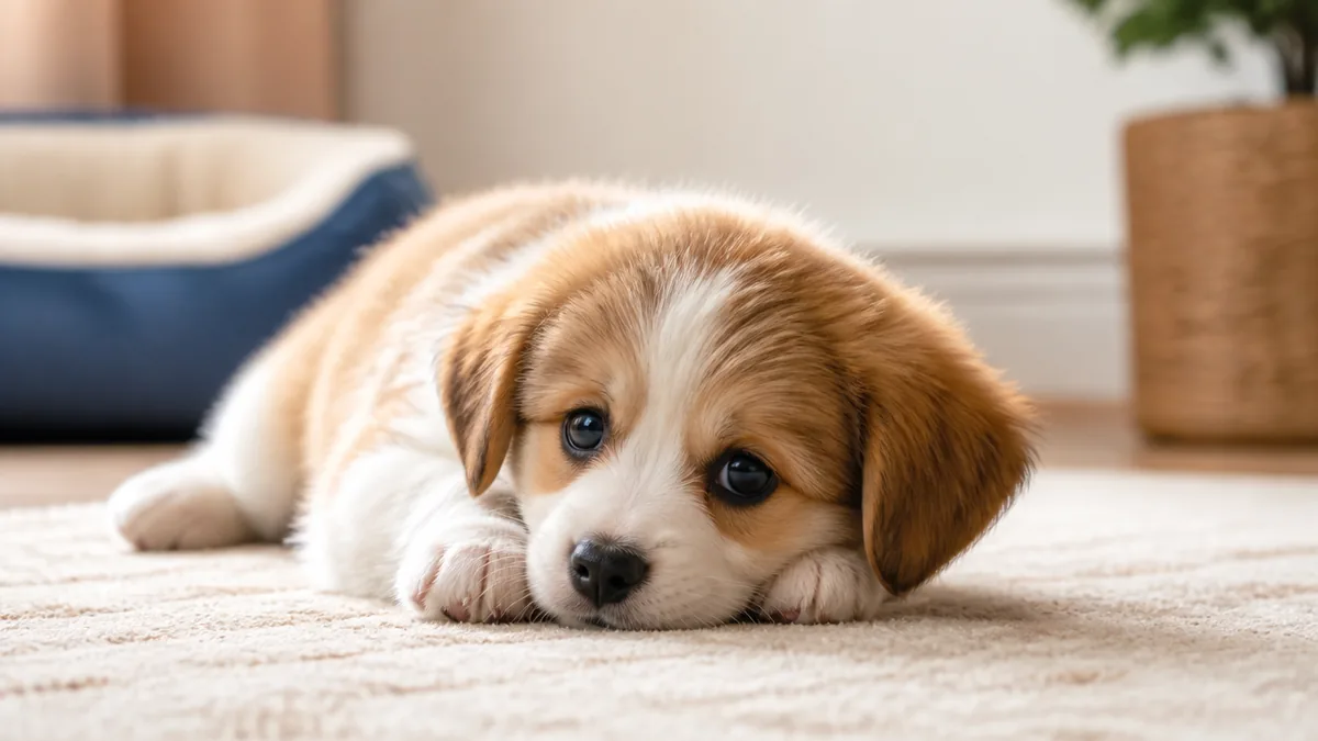 子犬が寝ない理由は4つ|まずは原因の切り分けからの解説画像