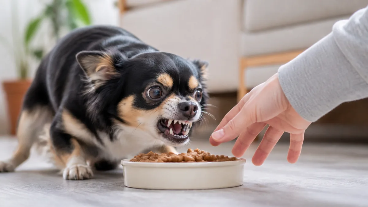 フードアグレッシブとは何か｜ご飯を前にした愛犬が豹変する理由の解説画像