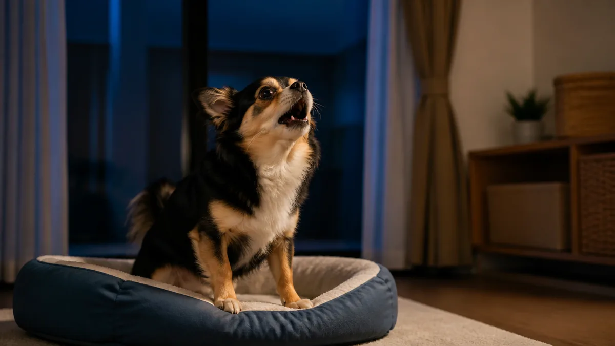犬が夜中に突然吠えるのは7つの理由|まず原因を絞り込むの解説画像