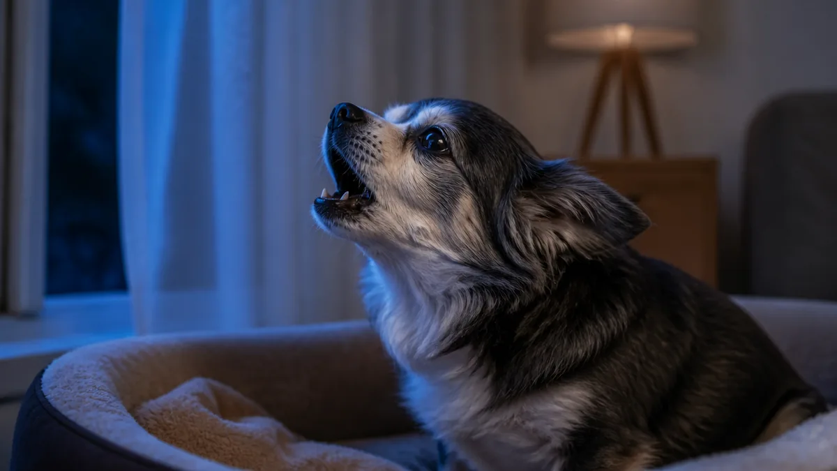シニア犬の夜鳴きは若い犬と対策が根本から違うの解説画像