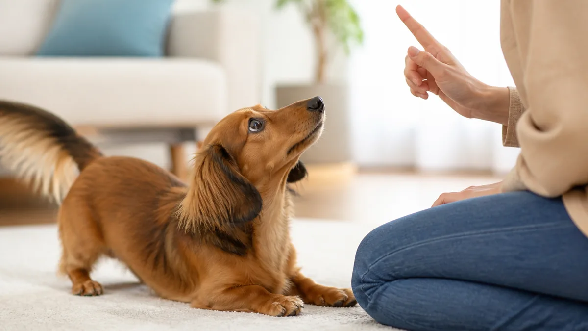 「上下関係を主張している」と誤解されやすい犬の行動の解説画像