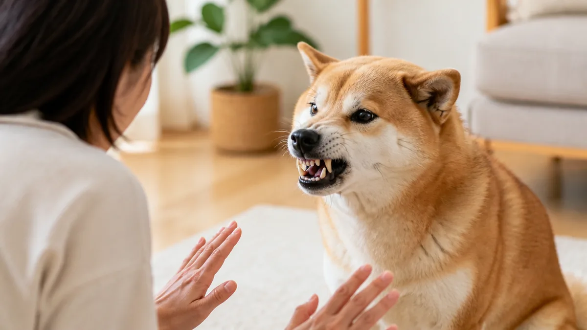 咬む前に必ず出る「警告サイン」を見逃していませんかの解説画像