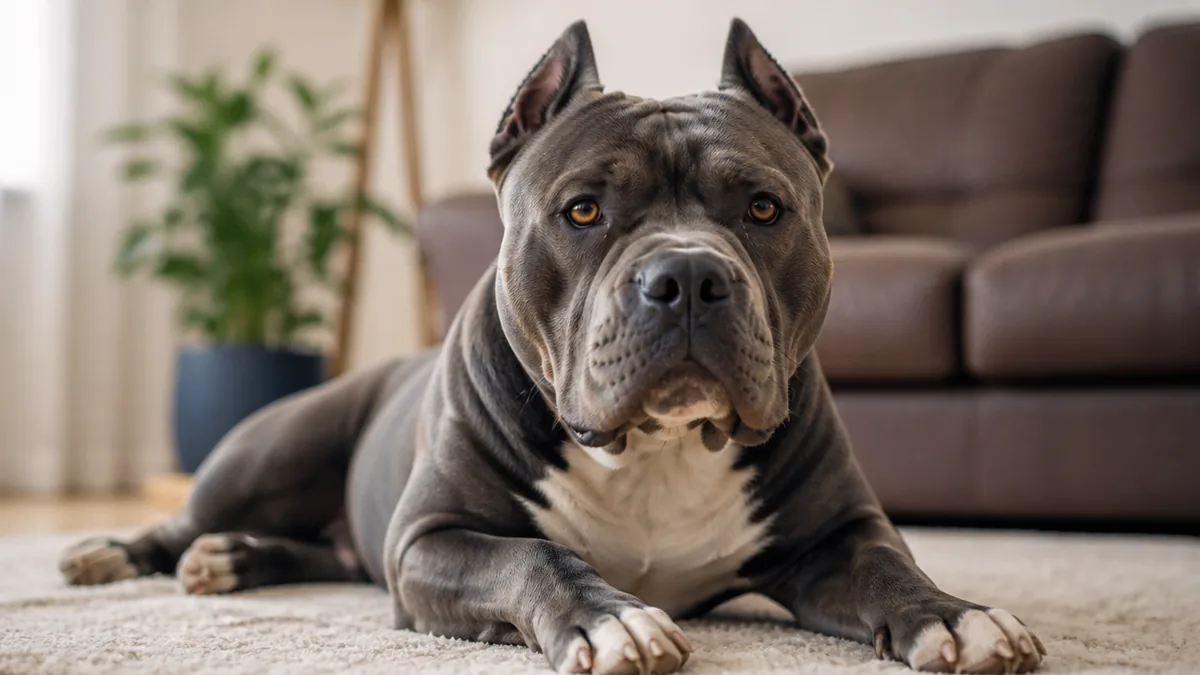 いかつい犬に共通する顔と体の4つの特徴の解説画像