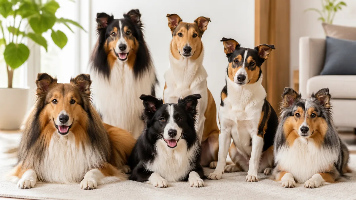 コリーの種類は6犬種｜「コリー」と名のつく犬は実は4つだけの解説画像